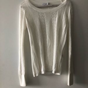 Reiss white long sleeve sweater